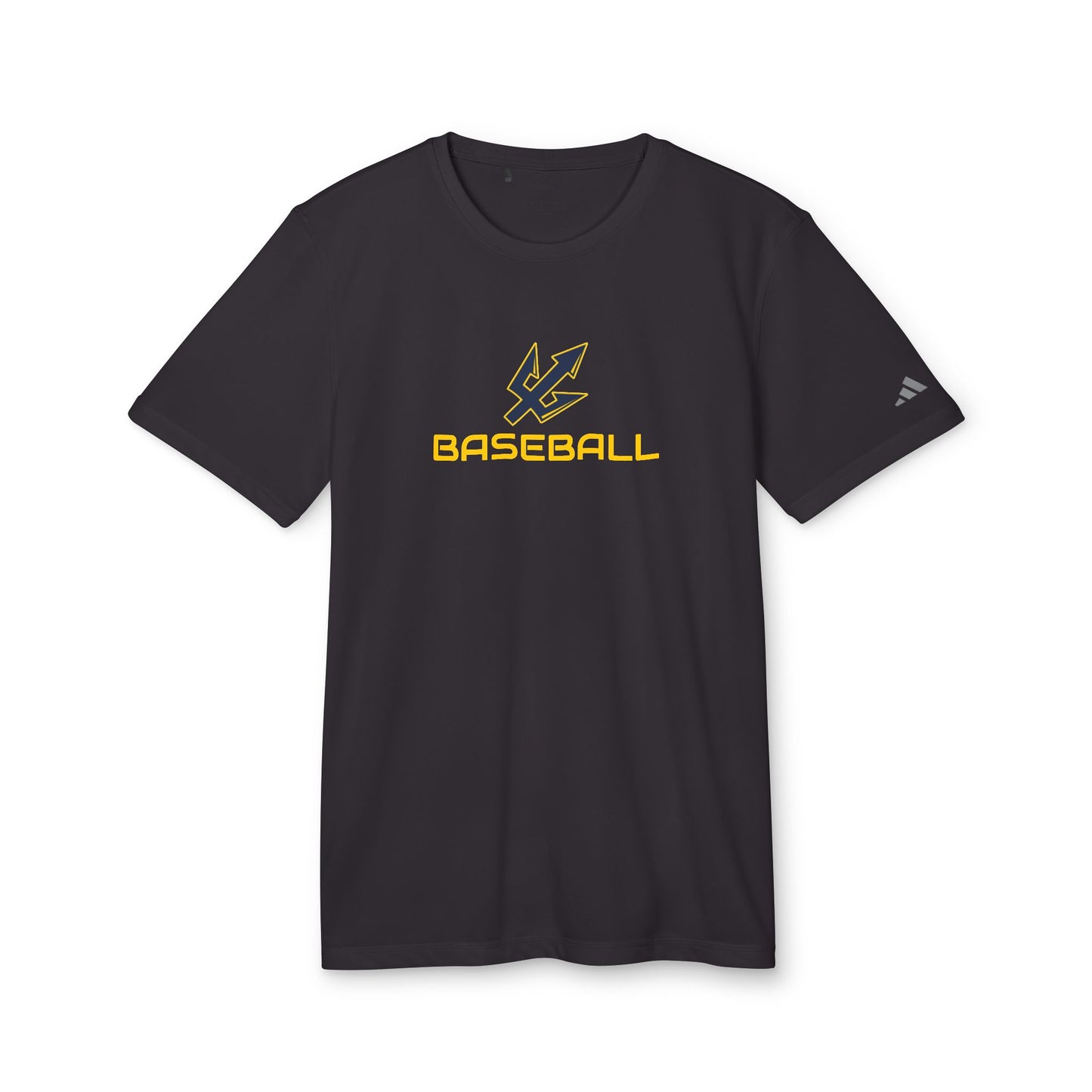Adidas Unisex Sport T-Shirt with Bold Trident Design - Perfect for Active Lifestyle and Sports Events