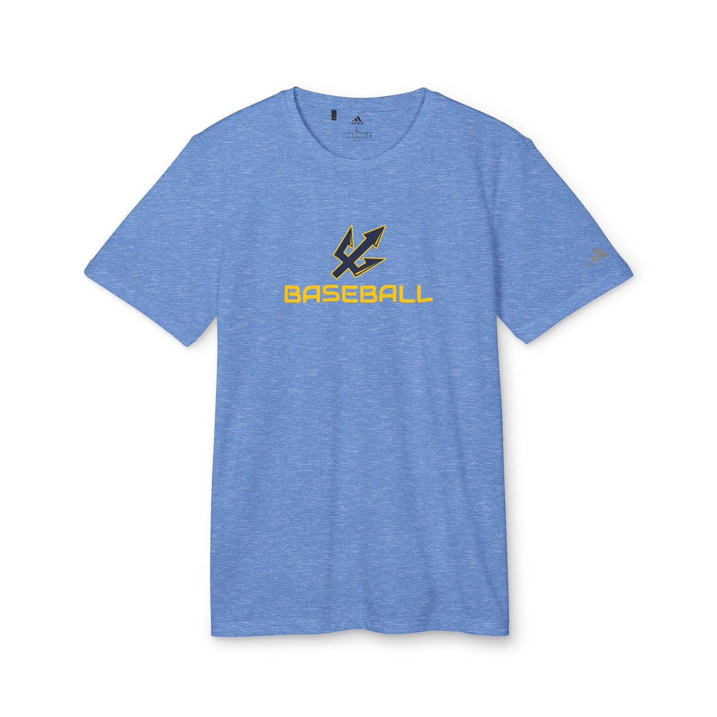 Adidas Unisex Sport T-Shirt with Bold Trident Design - Perfect for Active Lifestyle and Sports Events
