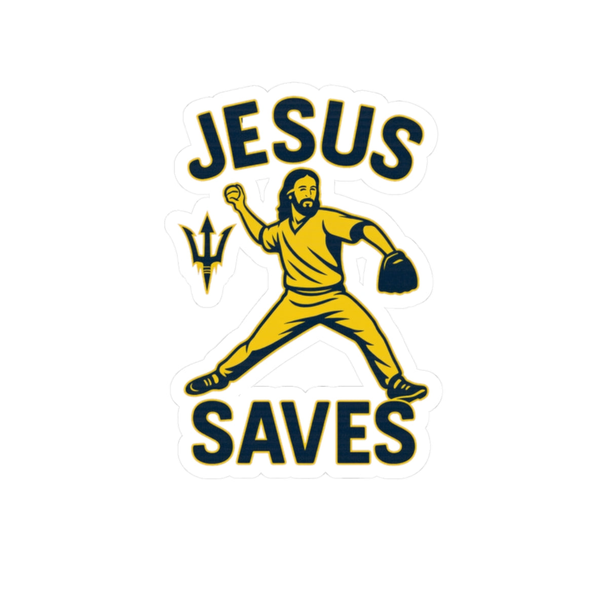Jesus Saves Sticker