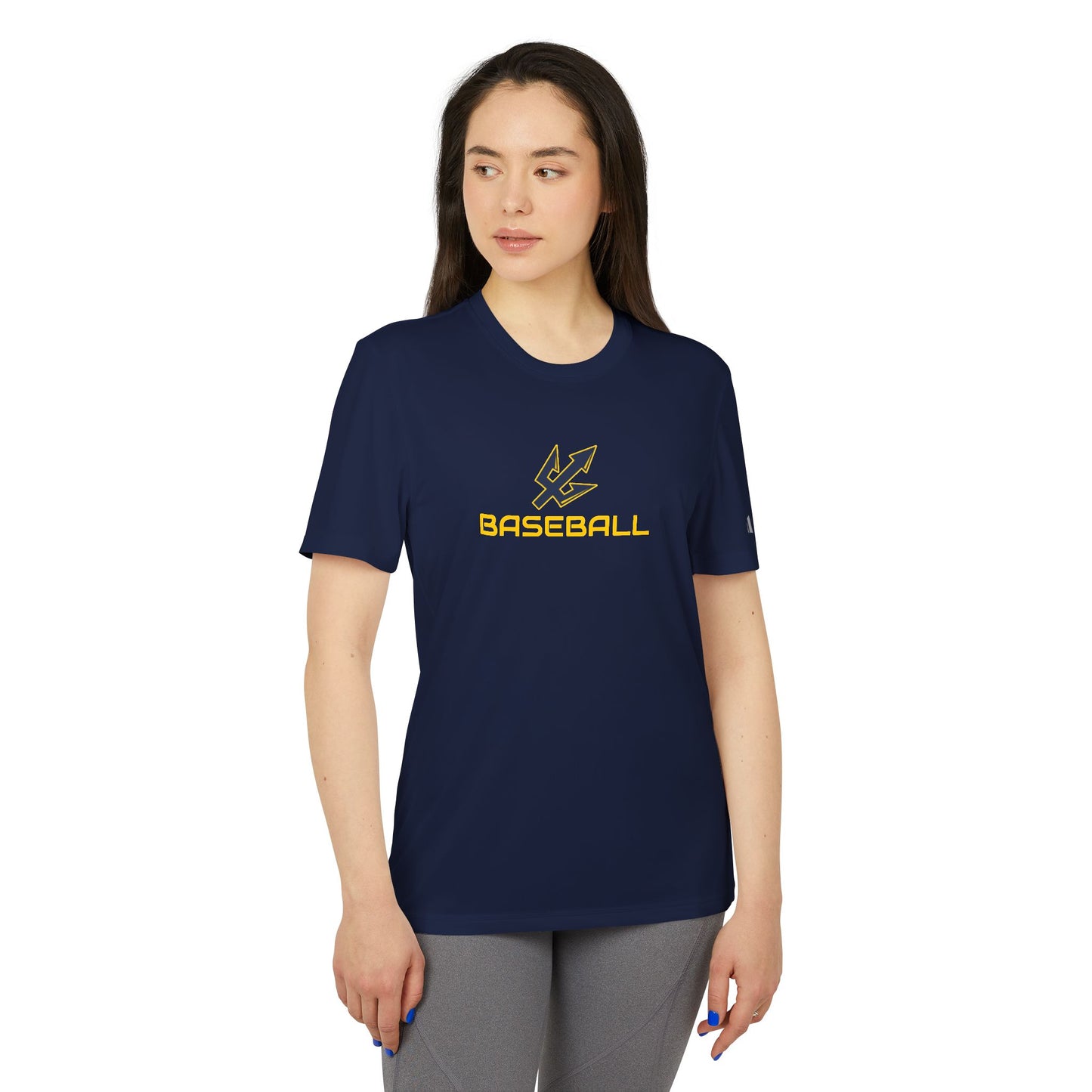 Adidas Unisex Sport T-Shirt with Bold Trident Design - Perfect for Active Lifestyle and Sports Events