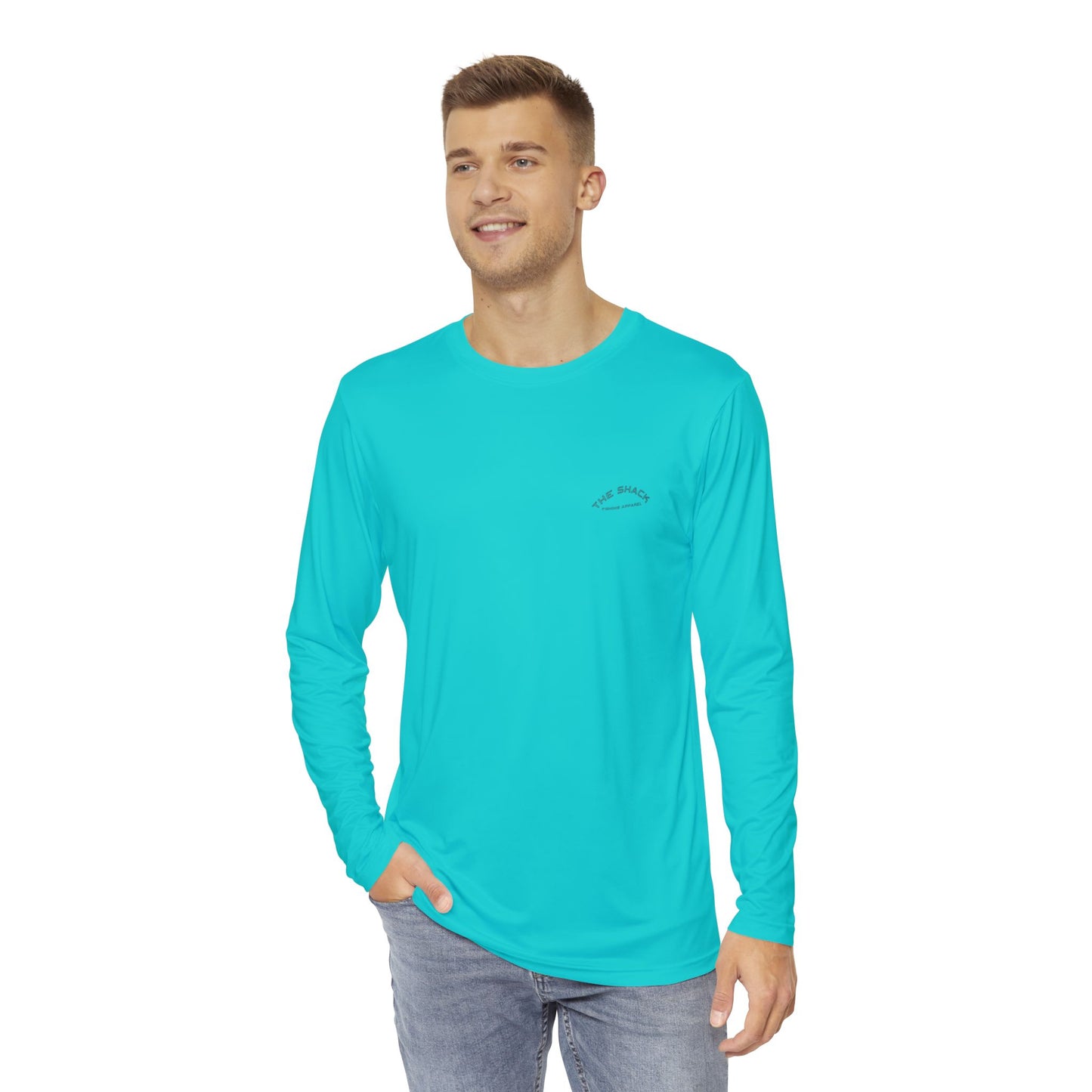 Men's Long Sleeve Shirt - The Shack, Port O'Connor TX Adventure Tee