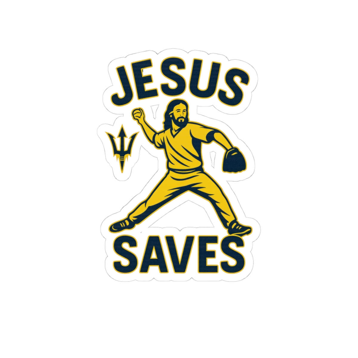 Jesus Saves Sticker