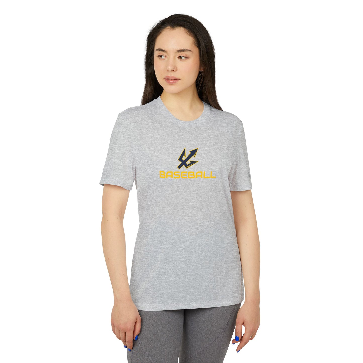 Adidas Unisex Sport T-Shirt with Bold Trident Design - Perfect for Active Lifestyle and Sports Events
