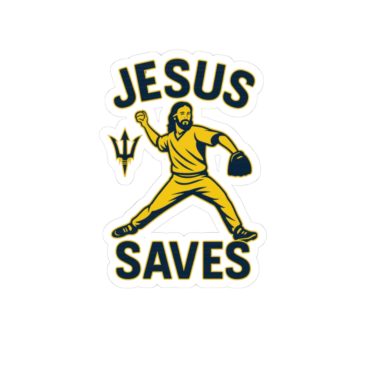Jesus Saves Sticker
