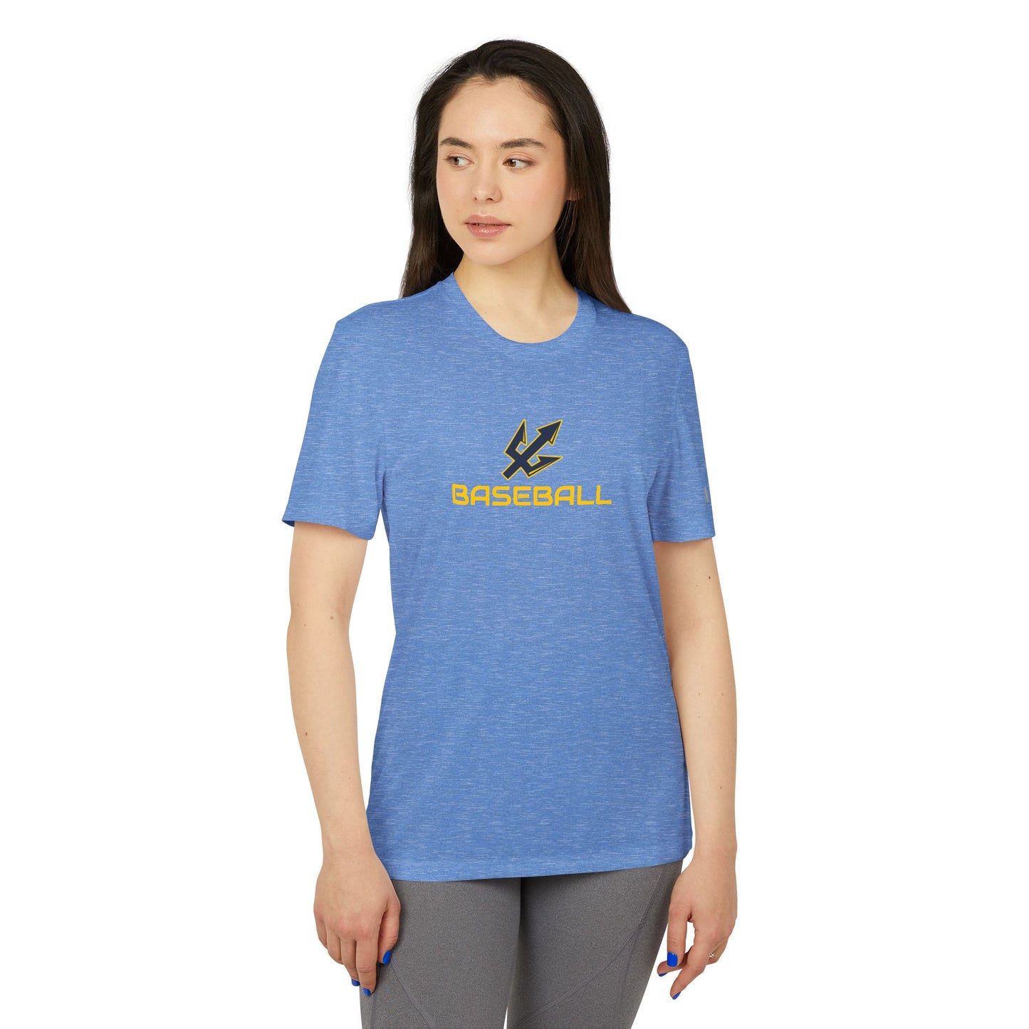 Adidas Unisex Sport T-Shirt with Bold Trident Design - Perfect for Active Lifestyle and Sports Events
