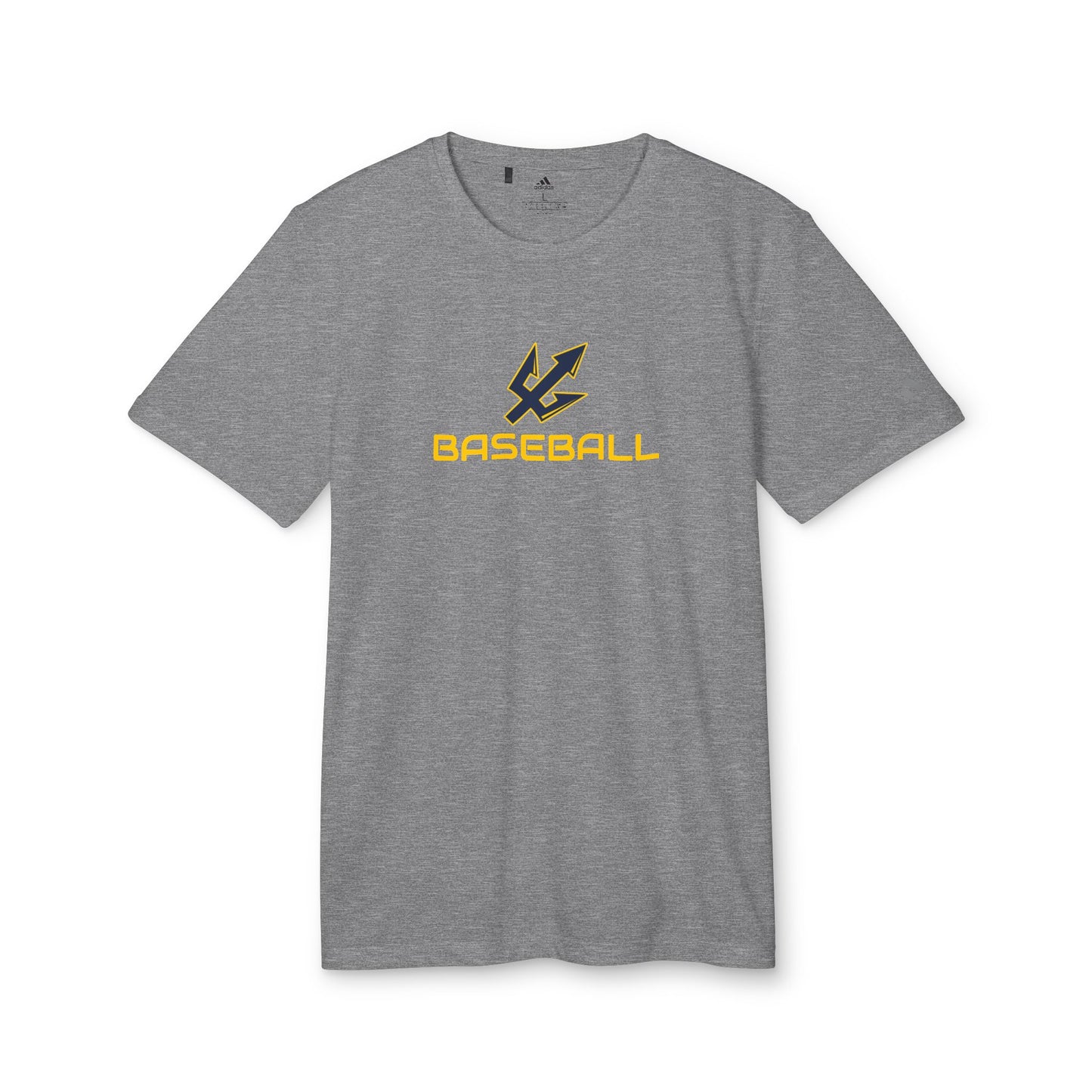 Adidas Unisex Sport T-Shirt with Bold Trident Design - Perfect for Active Lifestyle and Sports Events