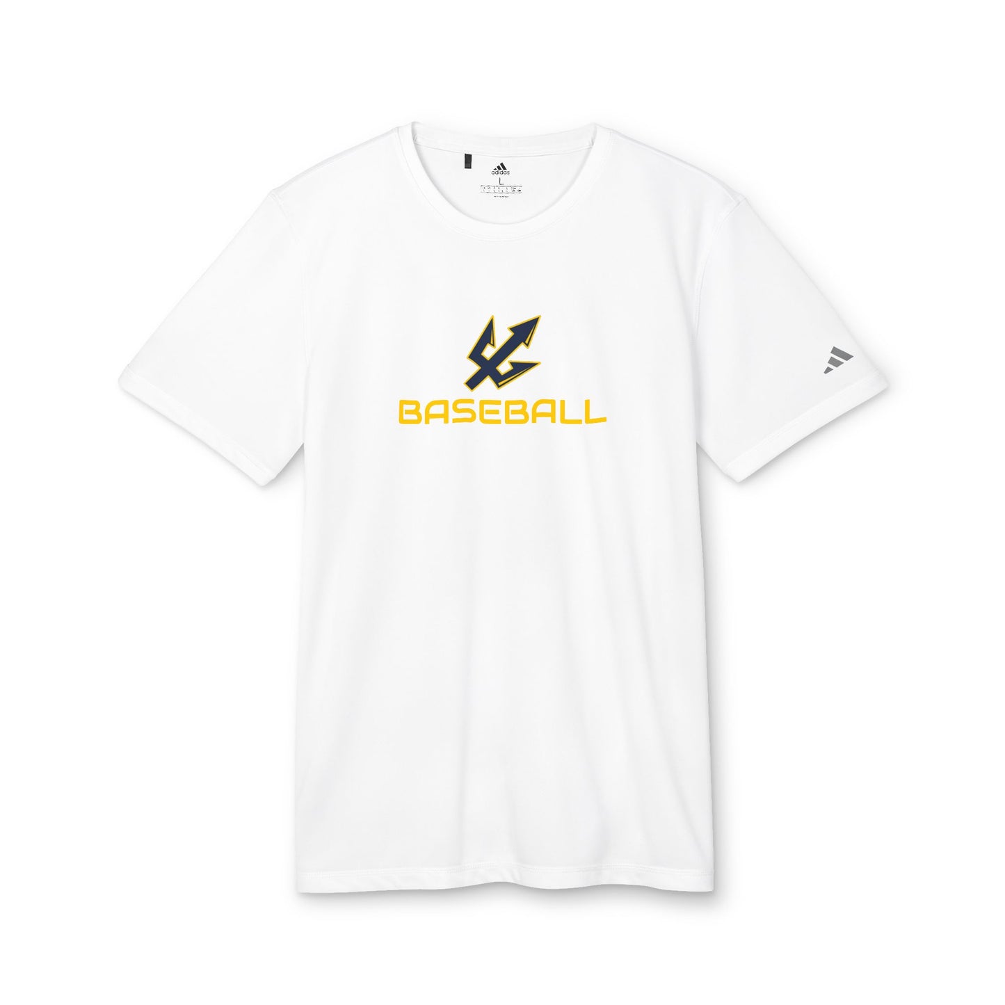 Adidas Unisex Sport T-Shirt with Bold Trident Design - Perfect for Active Lifestyle and Sports Events