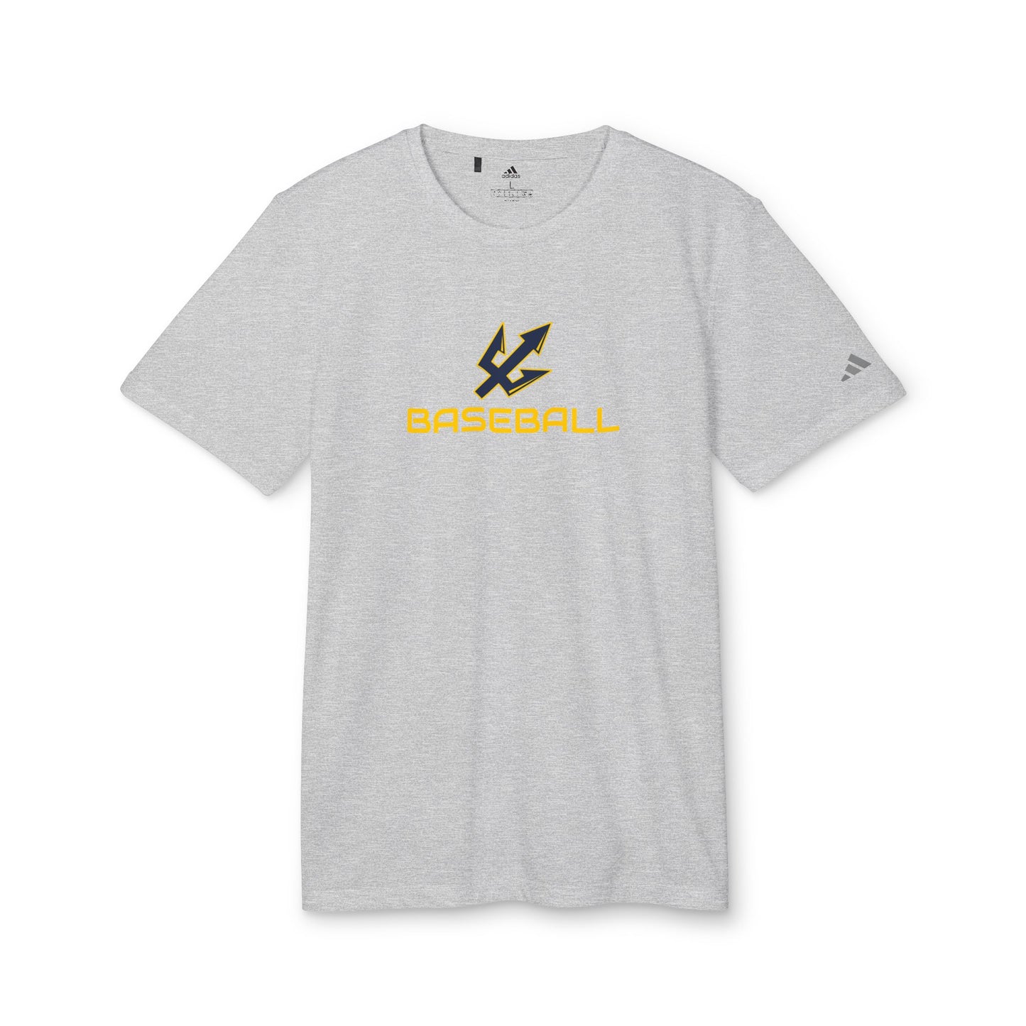 Adidas Unisex Sport T-Shirt with Bold Trident Design - Perfect for Active Lifestyle and Sports Events
