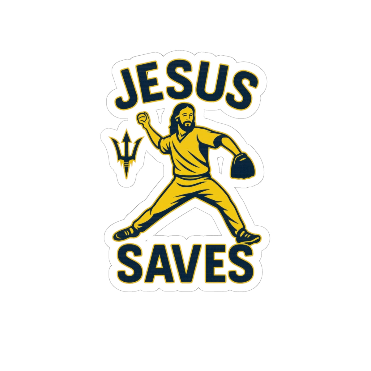 Jesus Saves Sticker
