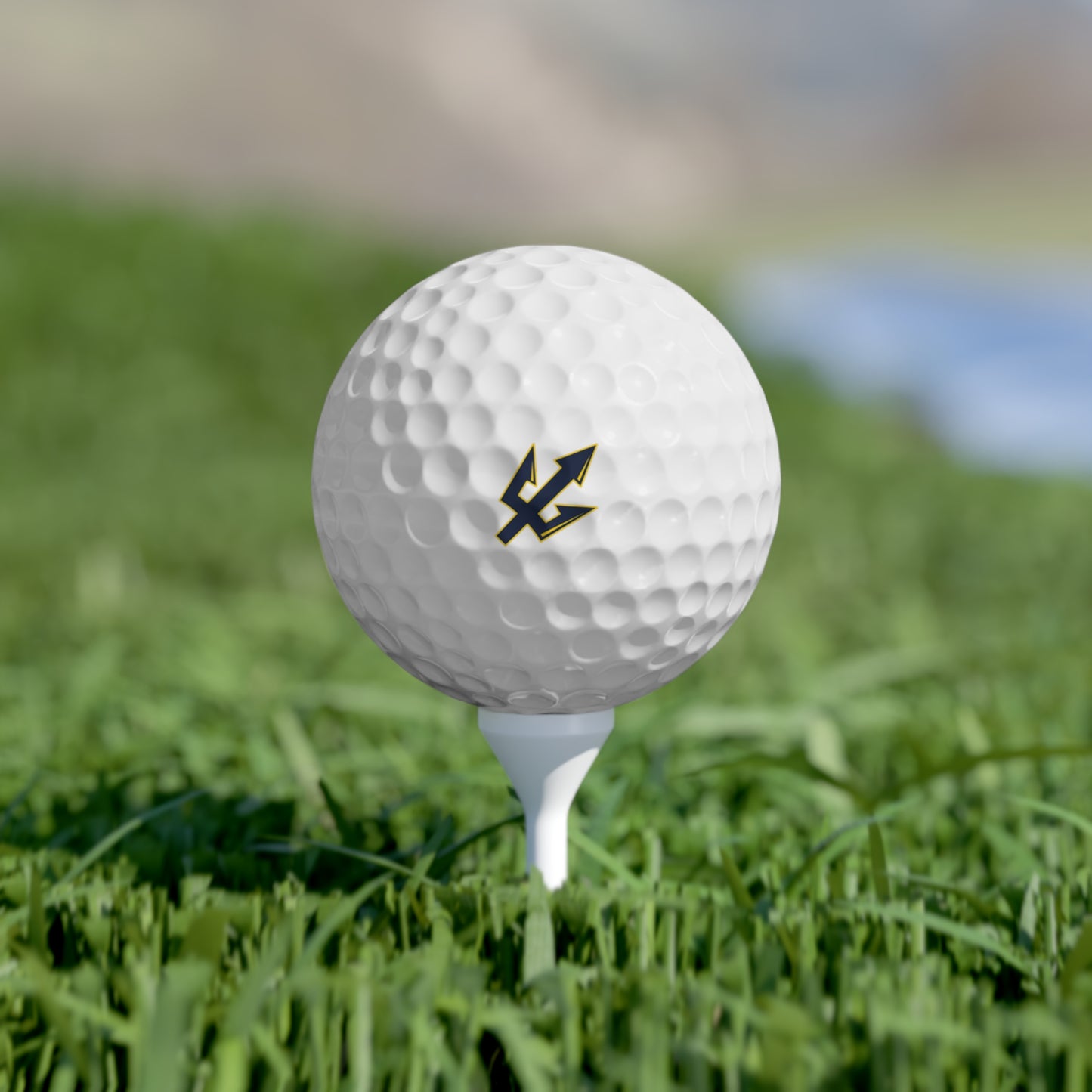 Premium Golf Balls Set - 6 Pack with Custom Logo Design