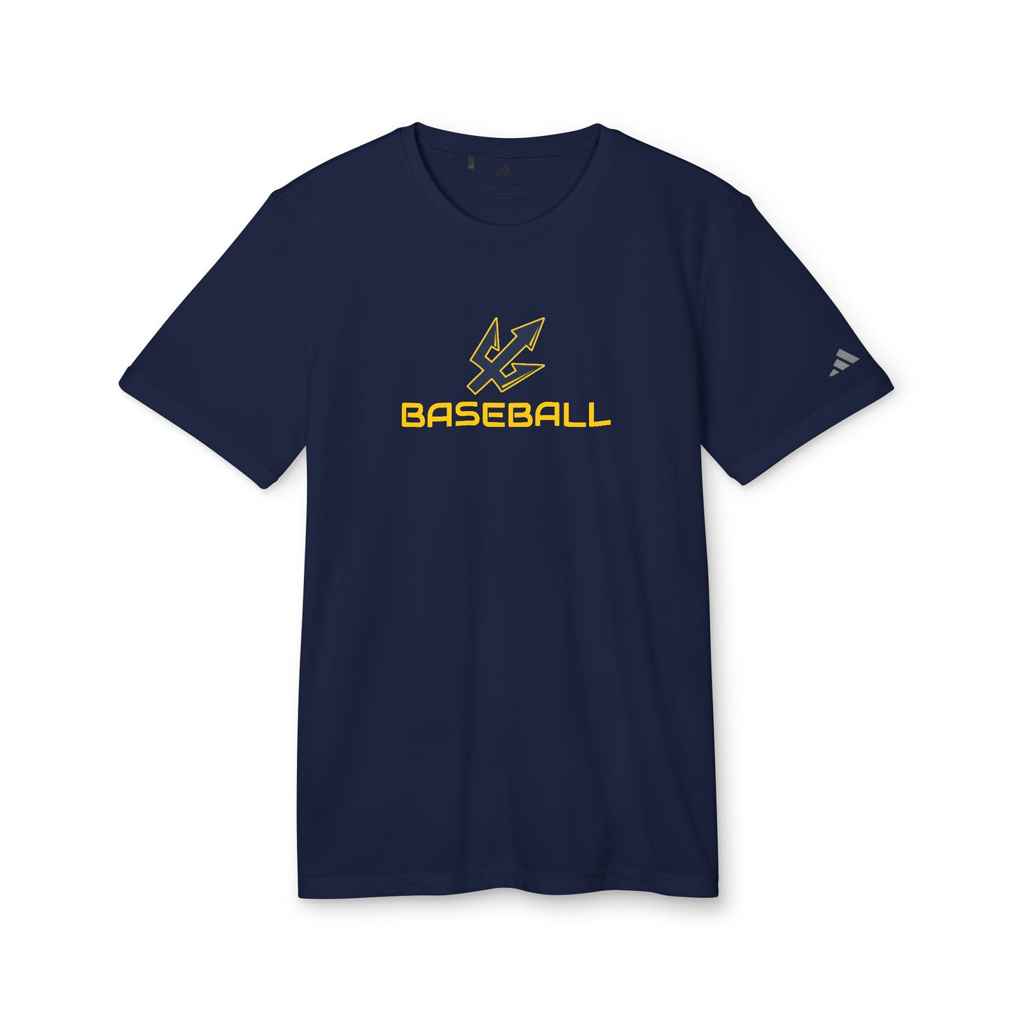 Adidas Unisex Sport T-Shirt with Bold Trident Design - Perfect for Active Lifestyle and Sports Events