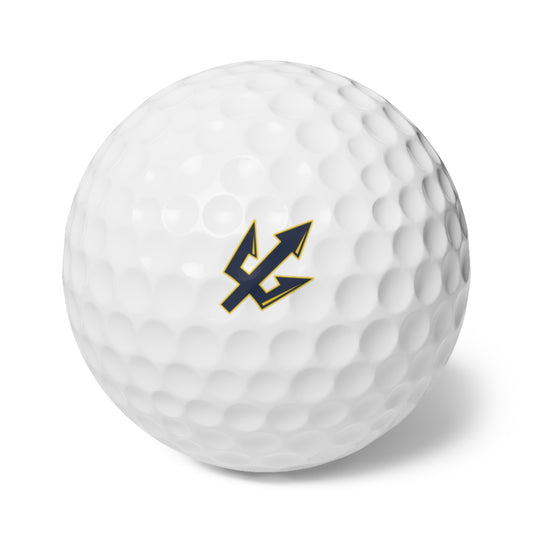 Premium Golf Balls Set - 6 Pack with Custom Logo Design