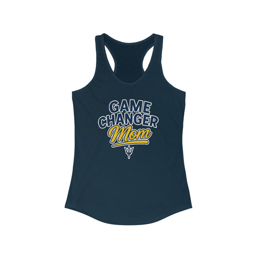 Game Changer Mom Racerback Tank, Women's Athletic Top, Gift for Moms, Casual Wear, Fitness Apparel, Mother's Day Gift, Sporty Style