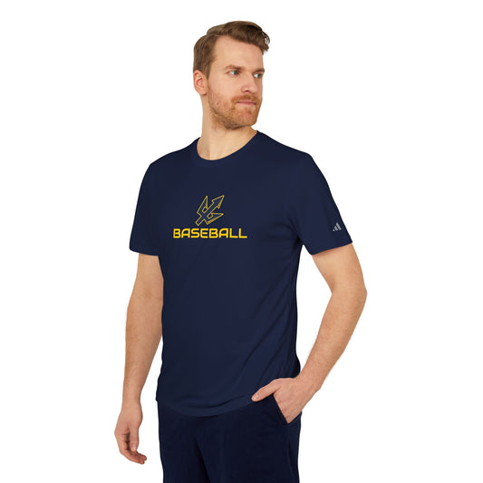 Adidas Unisex Sport T-Shirt with Bold Trident Design - Perfect for Active Lifestyle and Sports Events